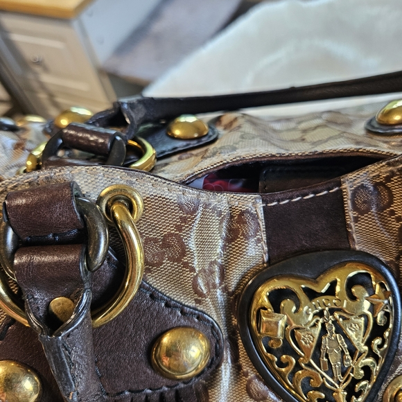 Gucci XL Crystal Fringe Babouska Hobk - Picture 15 of 16